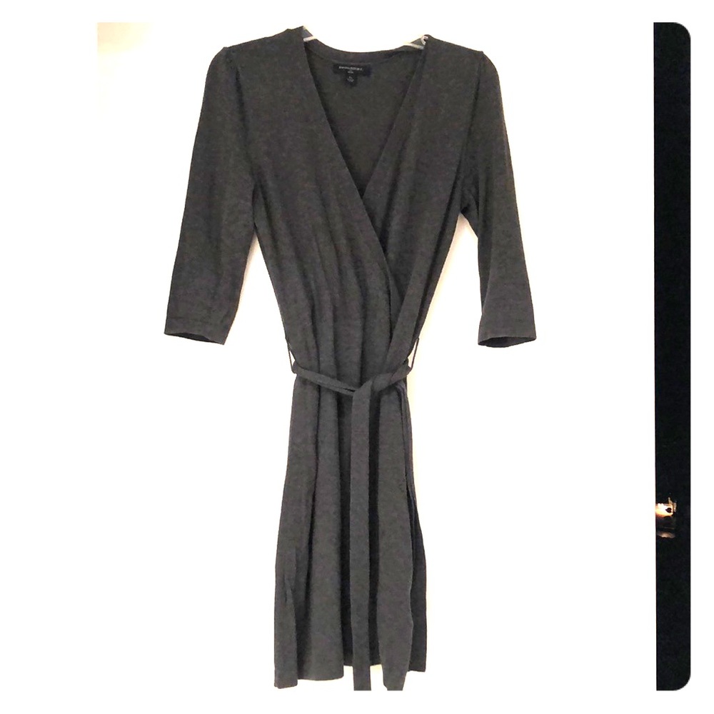 Banana Republic Grep wrap sweater dress